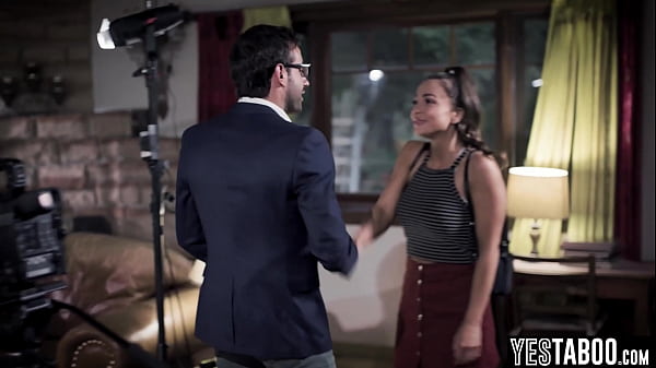 Horny actor and director have threesome with busty newcomer MILF