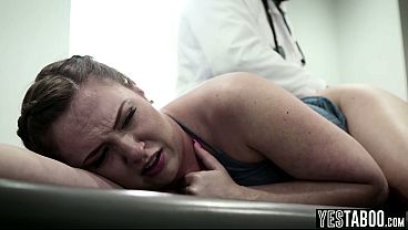 Chubby MILF patient lets a BBC doctor anal fuck her in his office