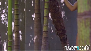 Perfect big ass Filipina MILF Jada Kai nude outdoor for Playboy
